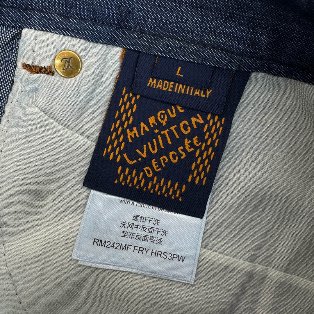 샴브레이 데님셔츠 & 숏팬츠