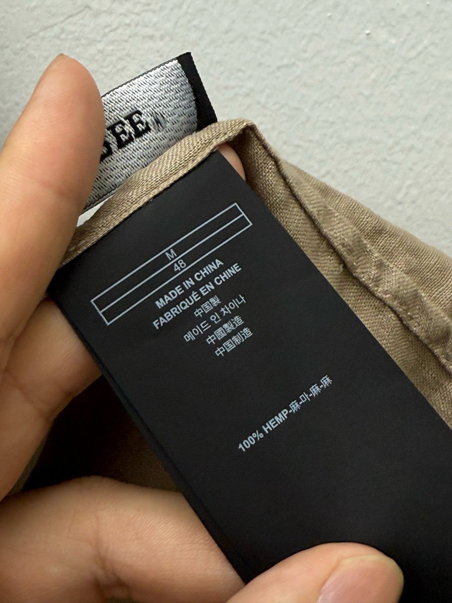 포켓 자수셔츠 (pocket embroidered shirt)