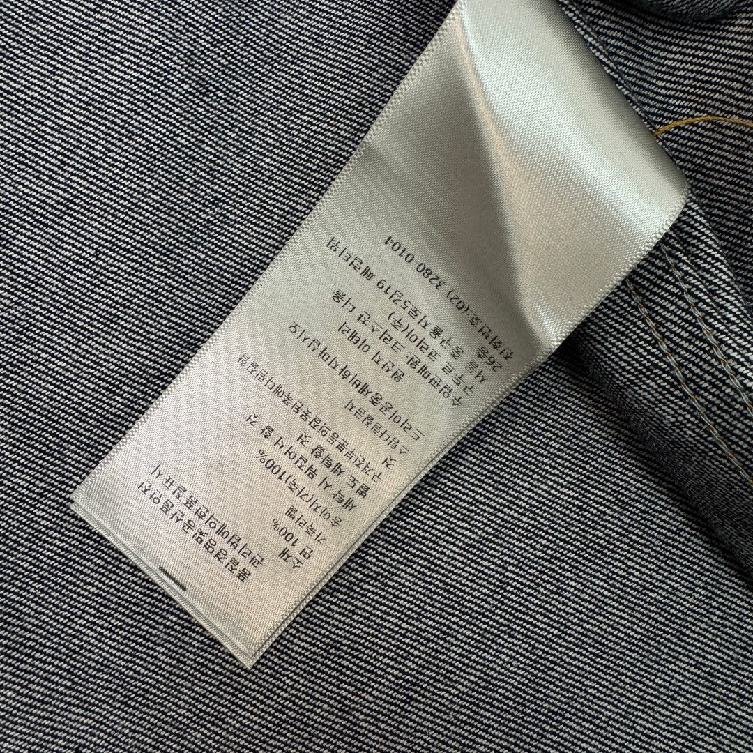 라벨 데님셔츠 (label denim pants)