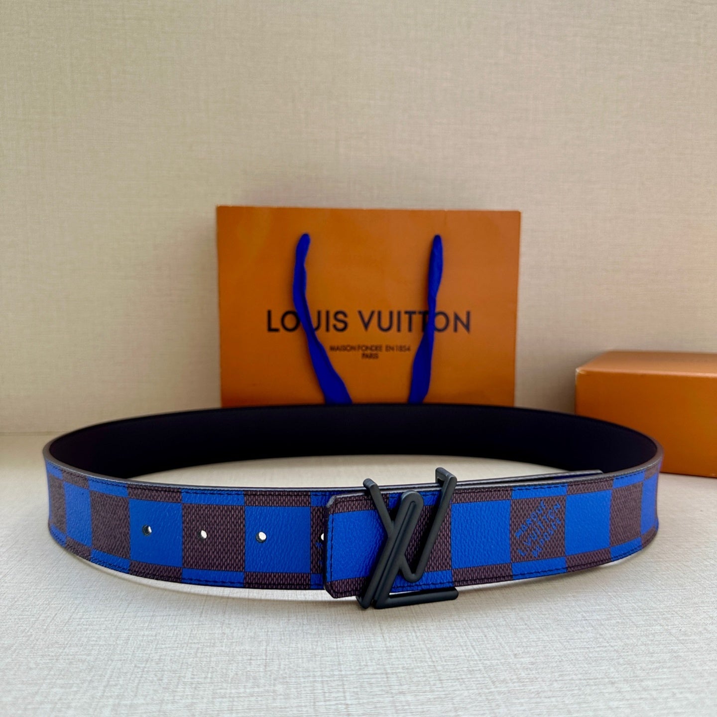 다미에 벨트 (damier belt)