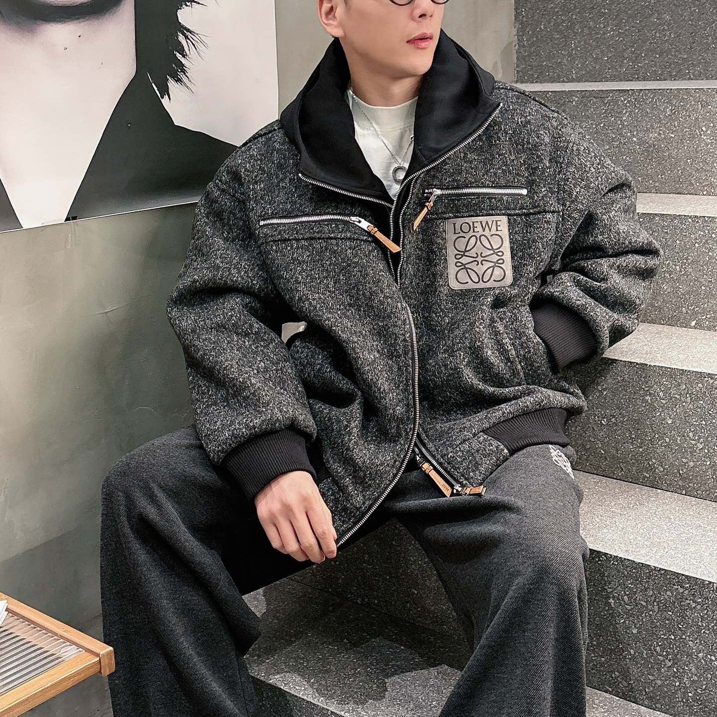 시크 후드집업 (chic hooded zip-up)