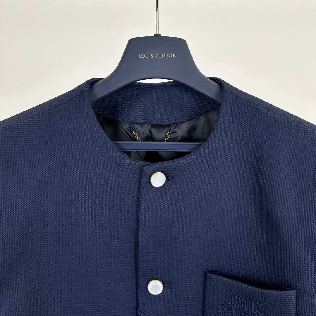 라운드넥 자켓 (round neck jacket)