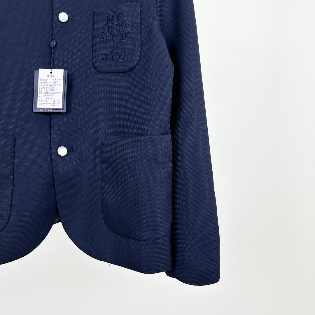 라운드넥 자켓 (round neck jacket)