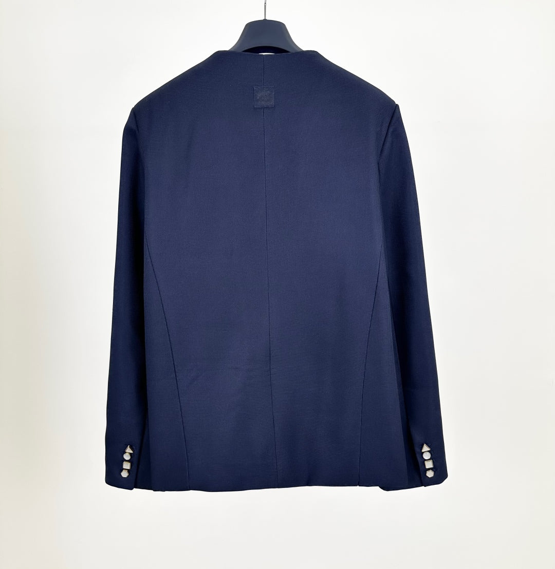 라운드넥 자켓 (round neck jacket)