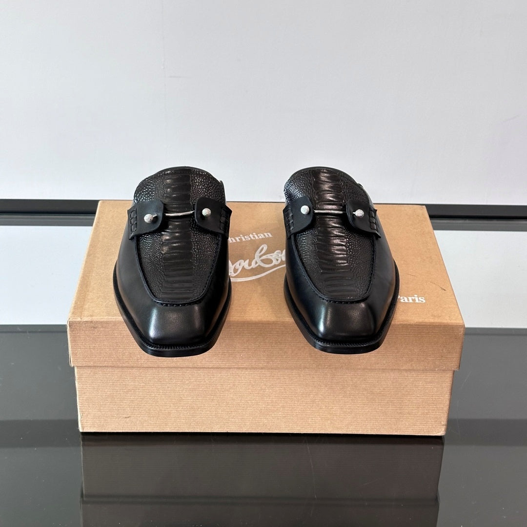 하프 슬립 샌들 (half slip sandals)