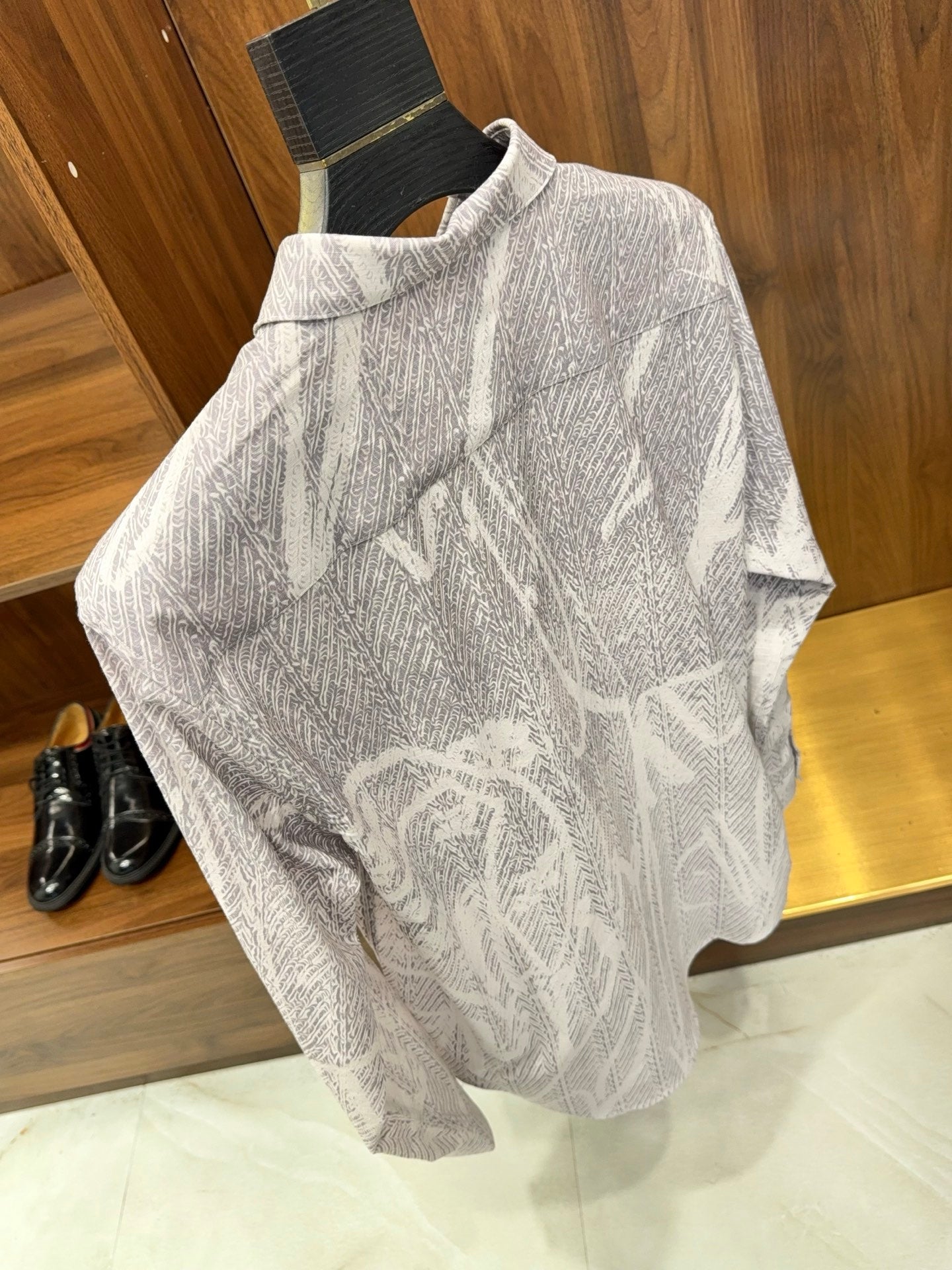 스퀘어 린넨셔츠 (Square linen shirt)