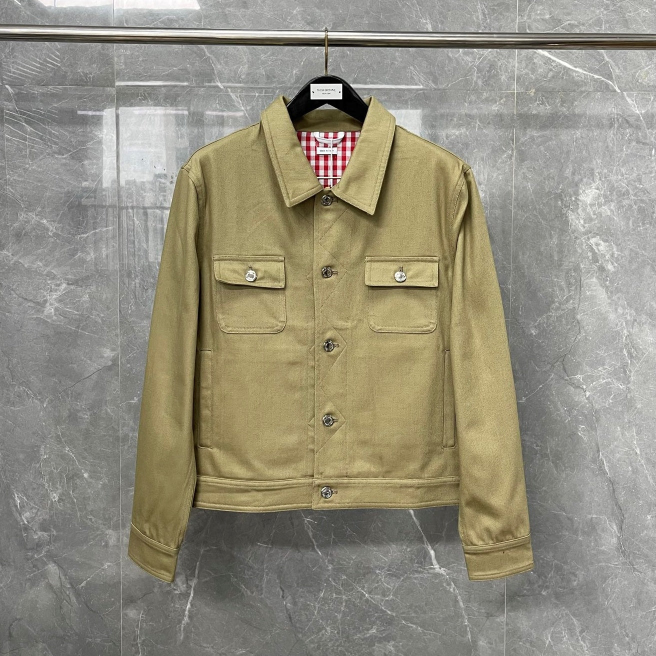 크롭 데님자켓 (cropped denim jacket)