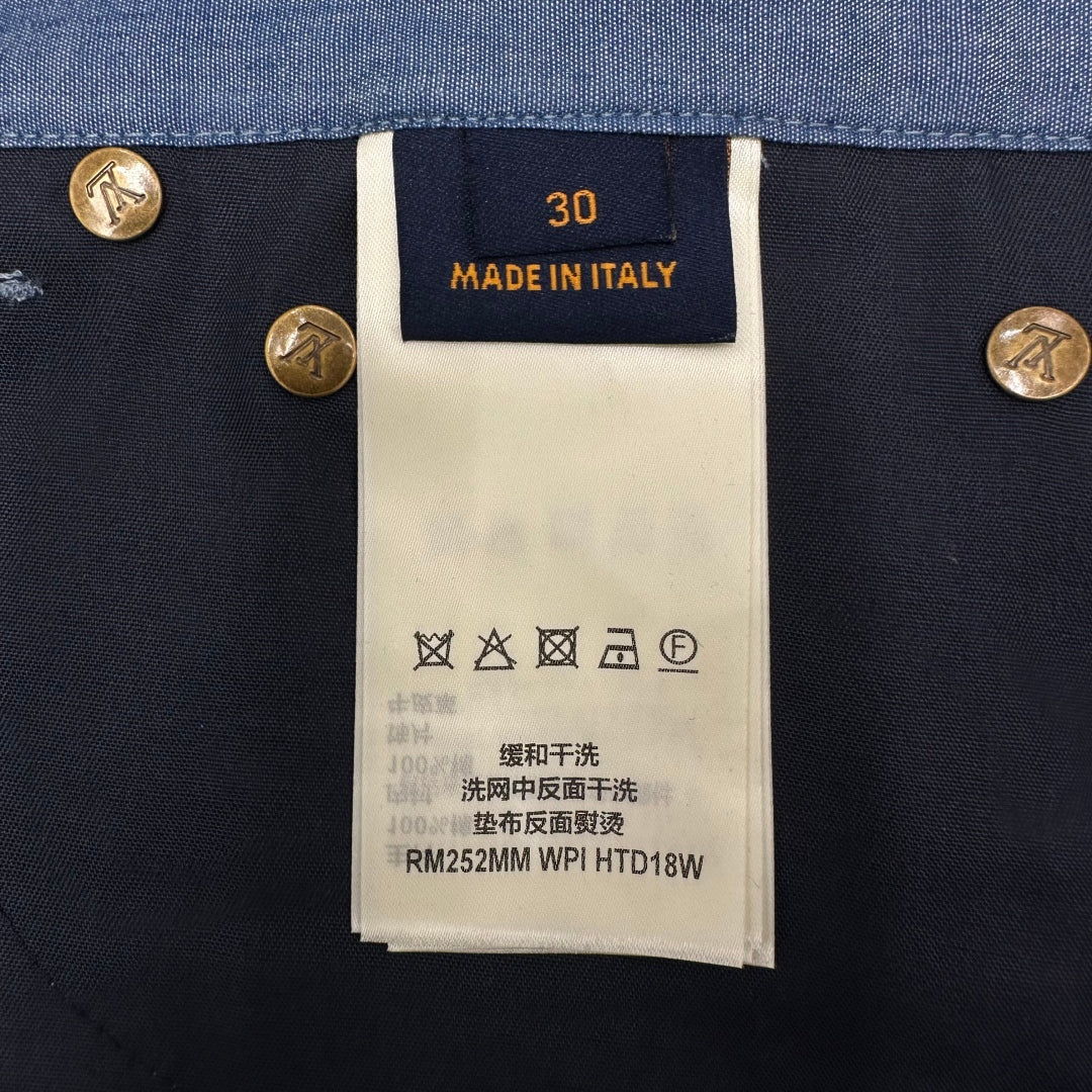 범선자수 반바지 (Sailboat embroidery shorts)