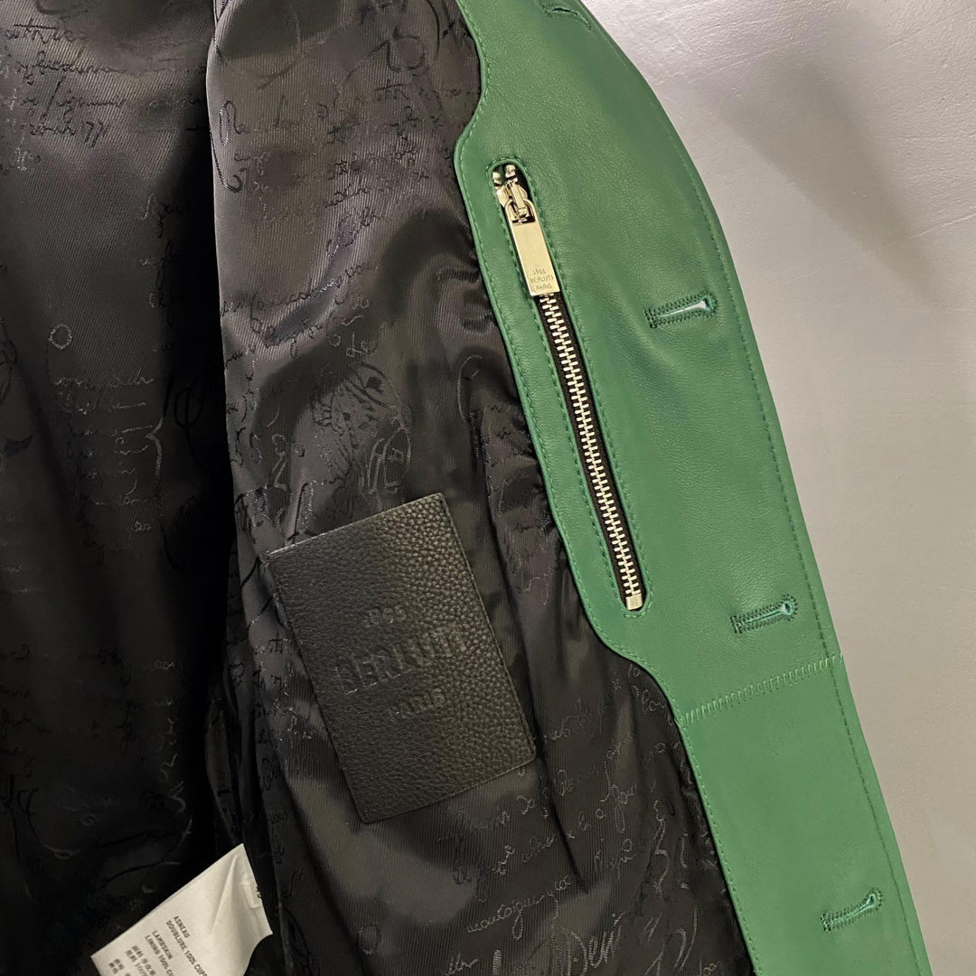 컬러체인지 양가죽자켓