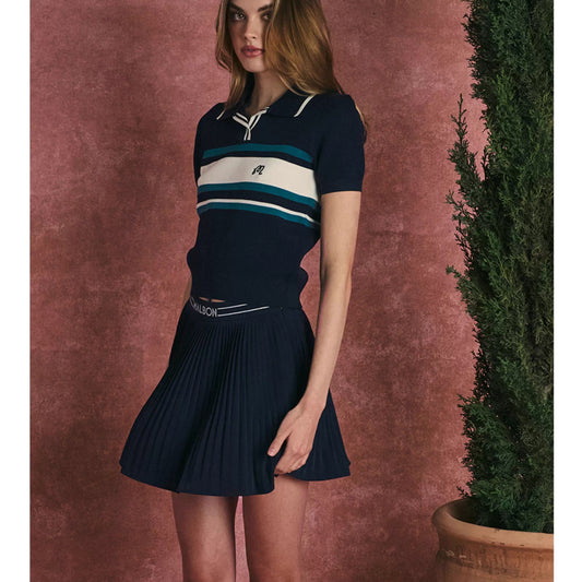 라이트니트플리츠스커트 (Light knit pleated skirt)