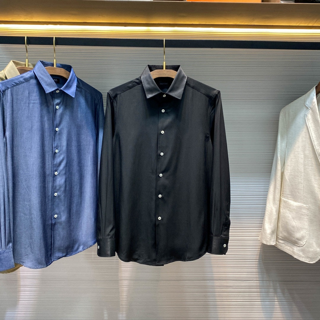 솔리드 비지니스 셔츠 (solid business shirt)