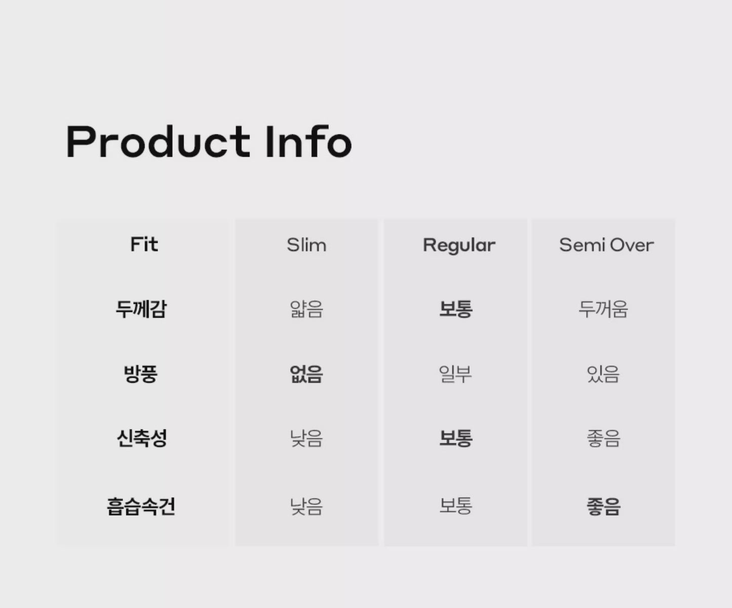 신축스트레이트팬츠 (Stretch straight pants)