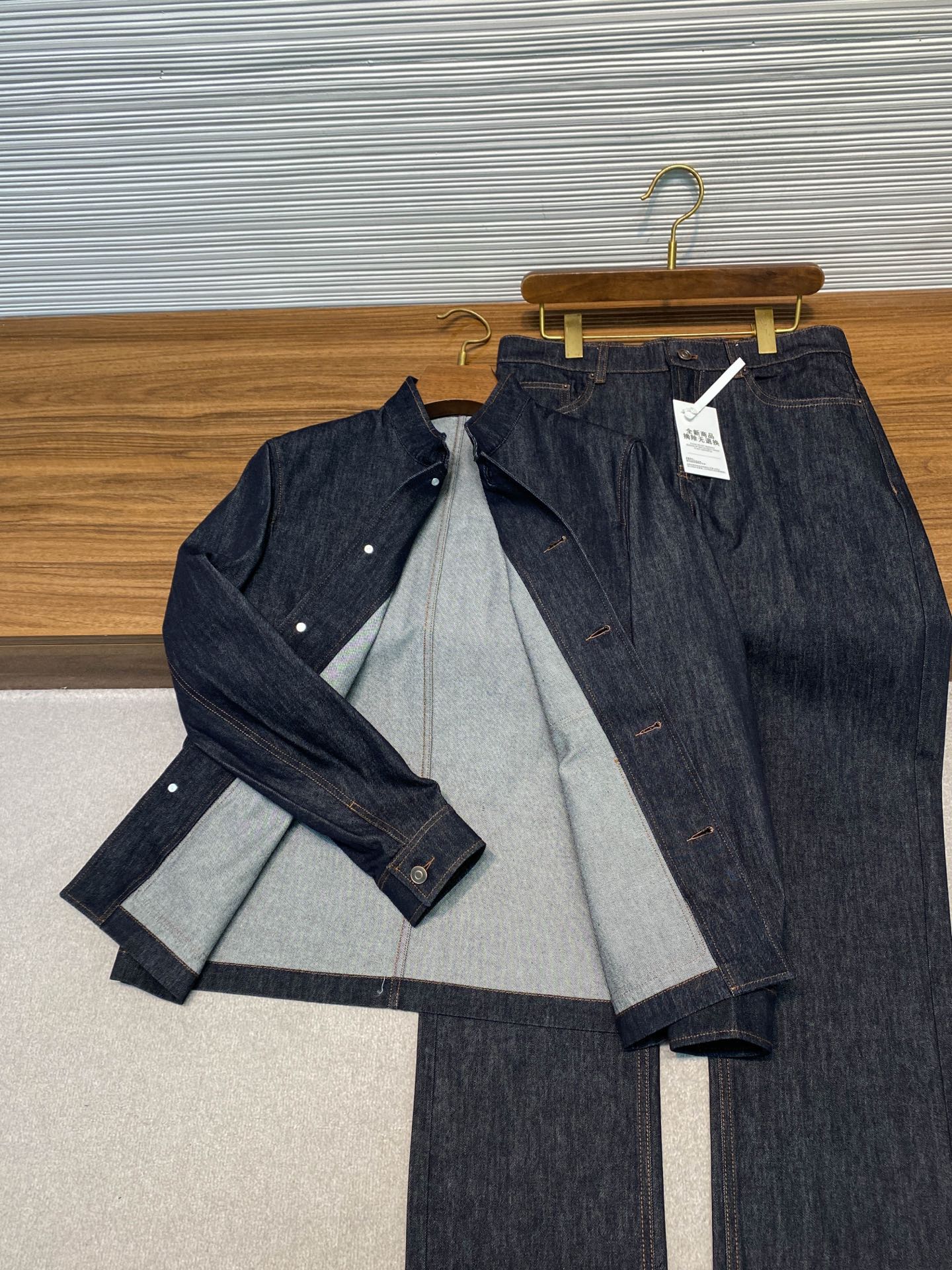 클래식 데님수트 (classic denim suit)
