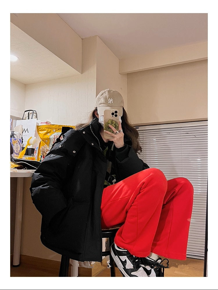 하트패치패딩(남여공용)