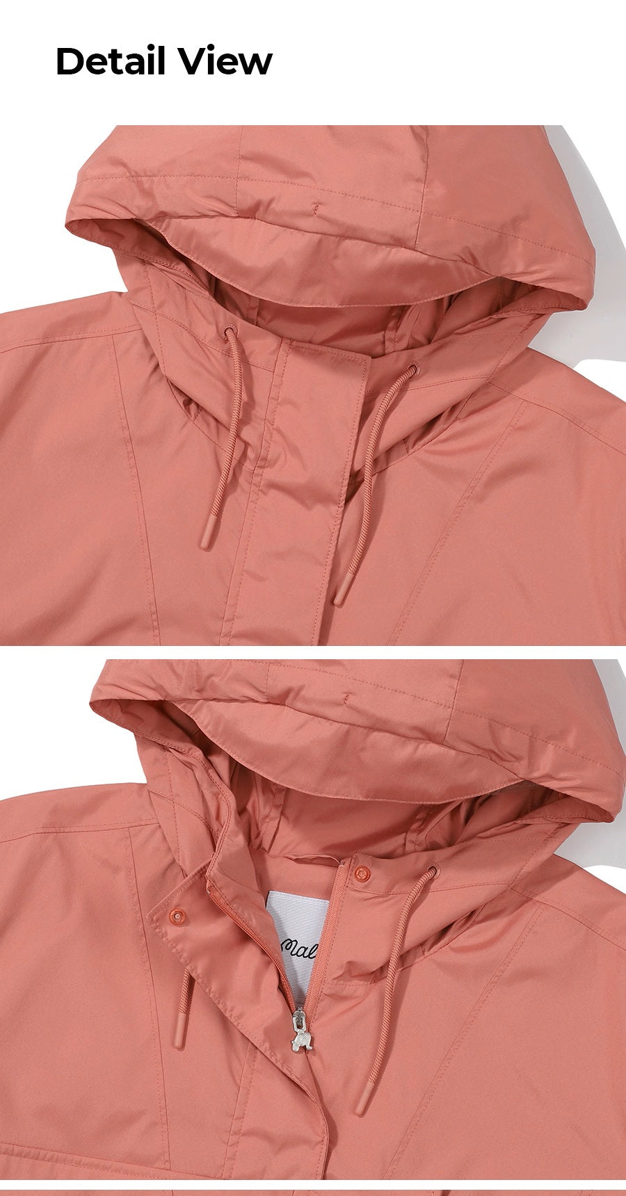 하프지퍼아노락 (Half-zip anorak)