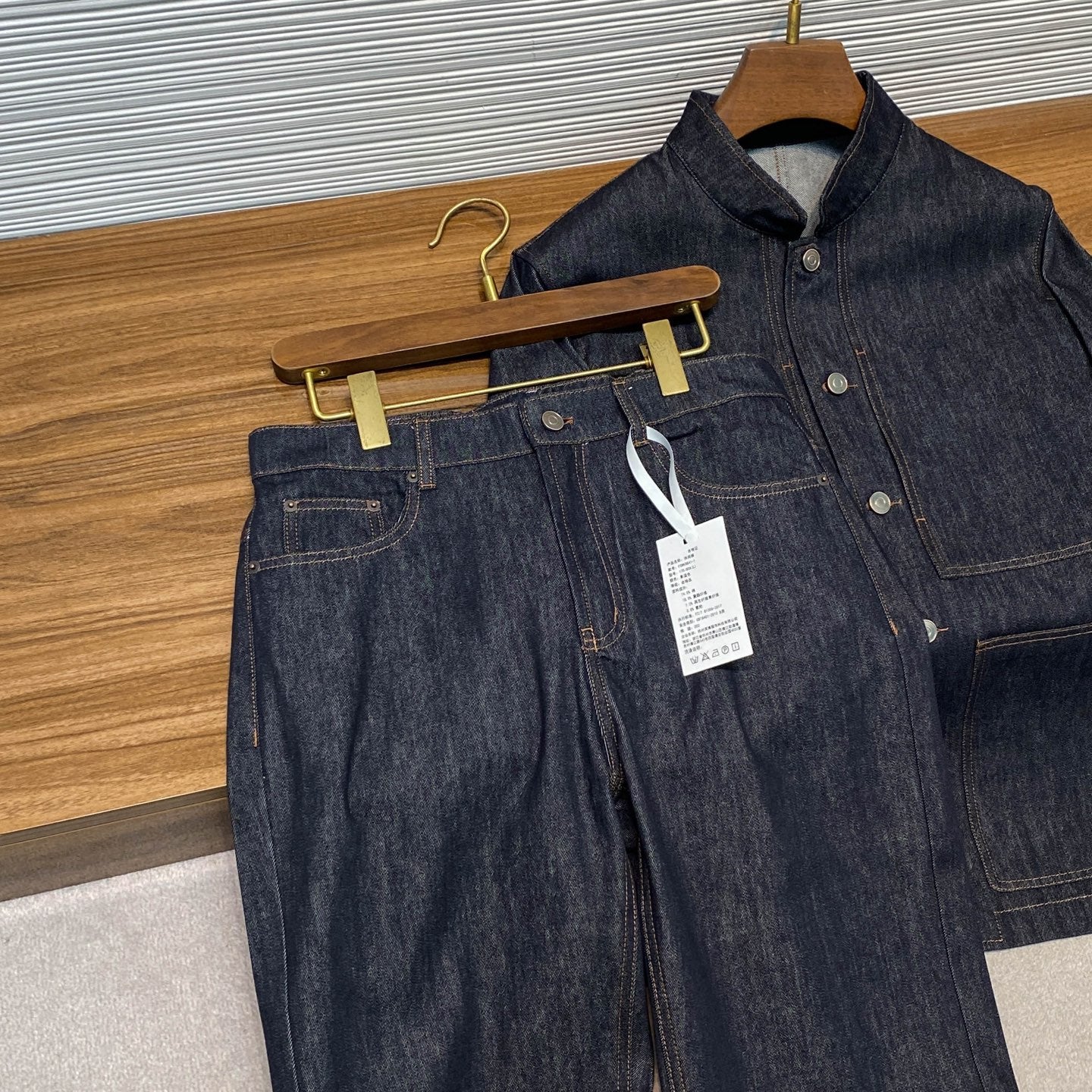 클래식 데님수트 (classic denim suit)
