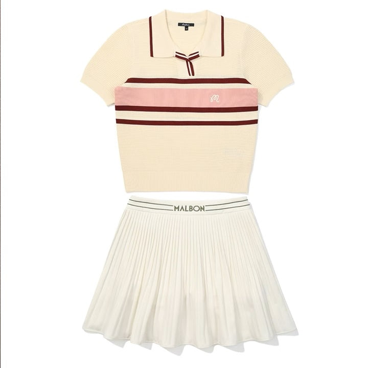 라이트니트플리츠스커트 (Light knit pleated skirt)