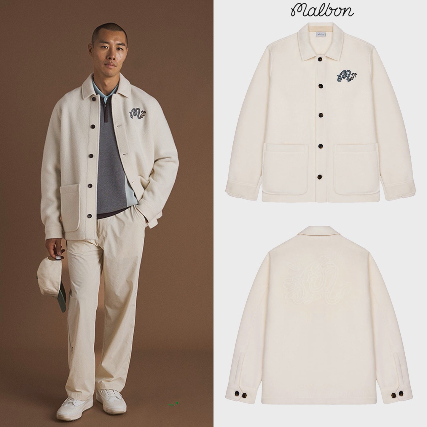 라펠자켓 (Lapel long-sleeved T-shirt)