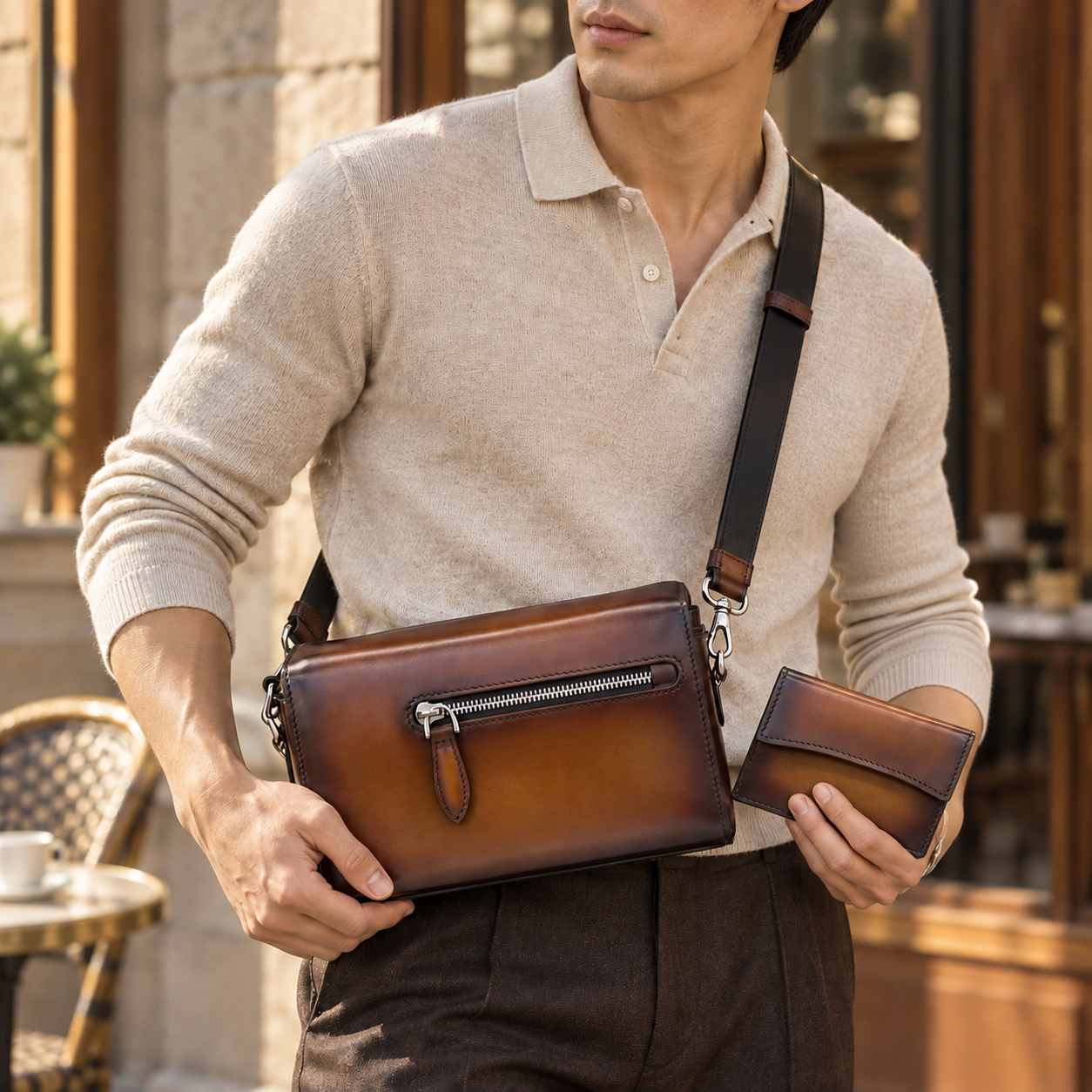 주르 드 포슈 메신저백 (Jour De Poche Messenger bag)