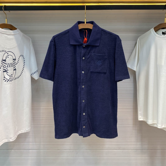 코튼 타월 반팔셔츠 (Cotton Towel Short Sleeve Shirt)