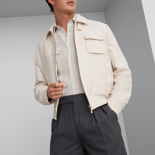 라벨 자켓 (label jacket)