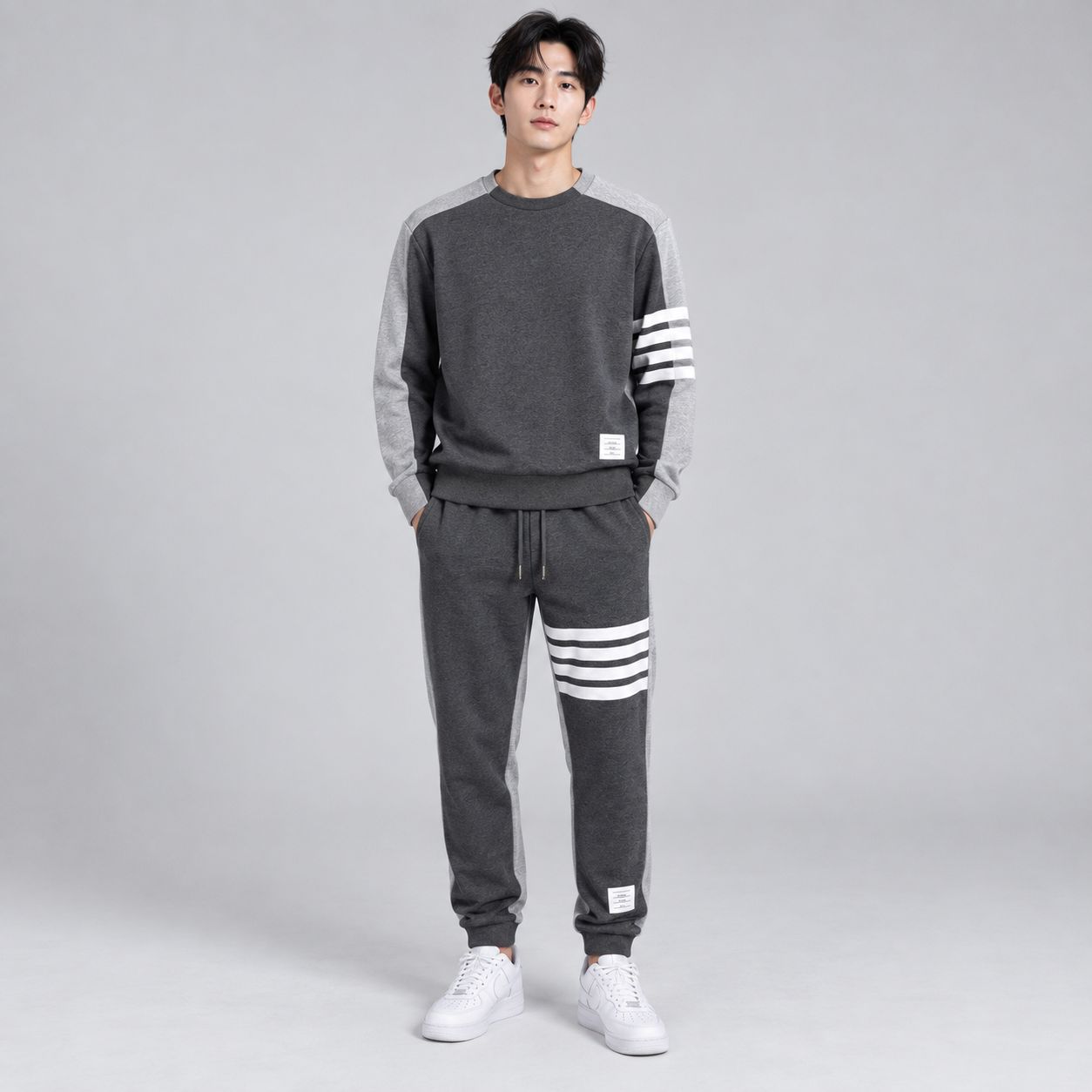컬러 블록 트레이닝복 (Color-block tracksuit)