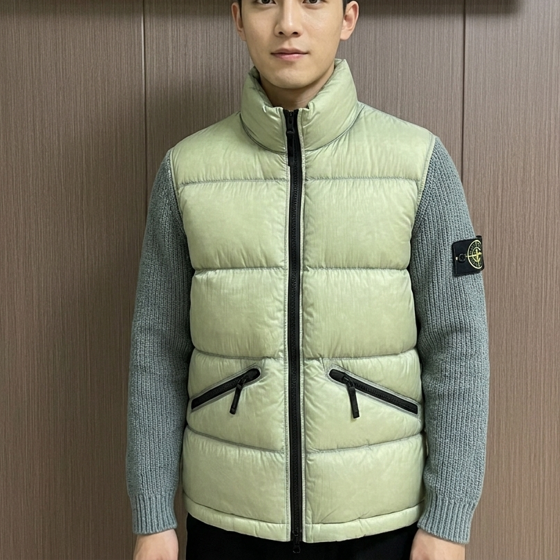 니트 다운 재킷 (knit down jacket)