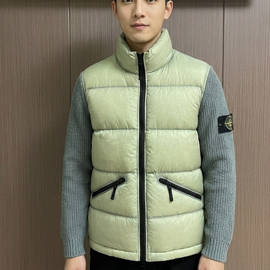 니트 다운 재킷 (knit down jacket)