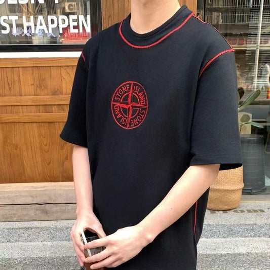 베이스 레드스티치 티셔츠 (Base Red Stitch T-Shirt)