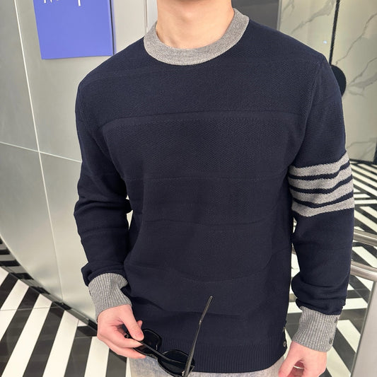 인타르시아 니트티셔츠(Intarsia Knit T-shirt)