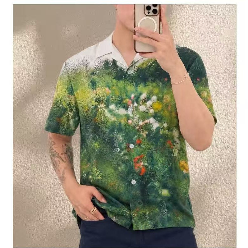 옴브레 반팔셔츠 (Ombré Short-Sleeve Shirt)