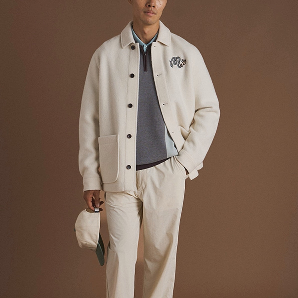 라펠자켓 (Lapel long-sleeved T-shirt)