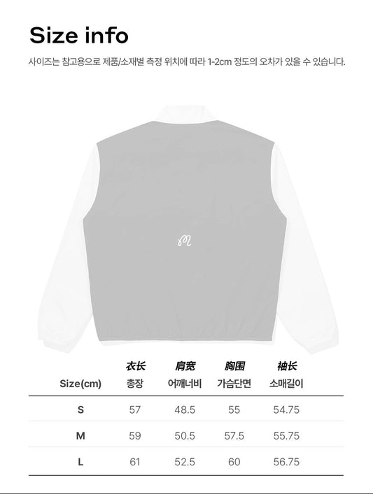 스탠드반집업자켓 (Stand-up collar jacket)