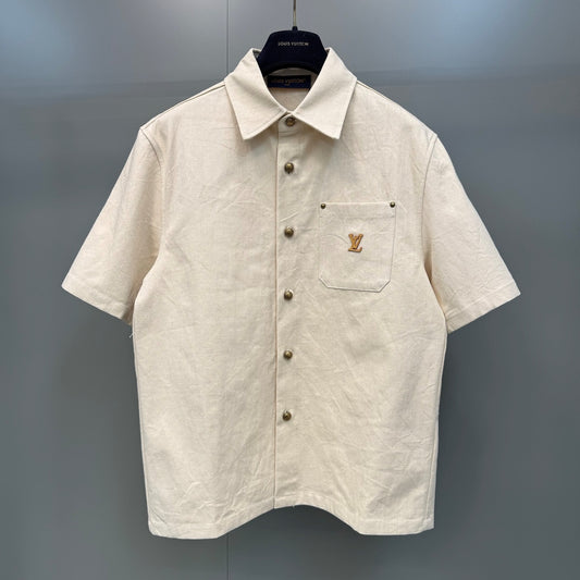 린넨 반팔 셔츠 (Linen Short Sleeve Shirt)