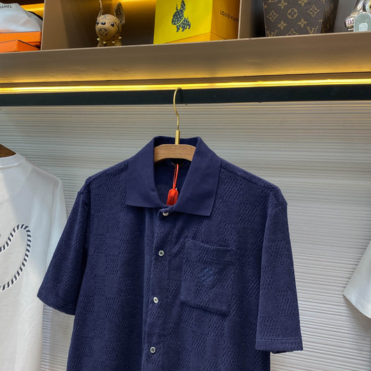 코튼 타월 반팔셔츠 (Cotton Towel Short Sleeve Shirt)