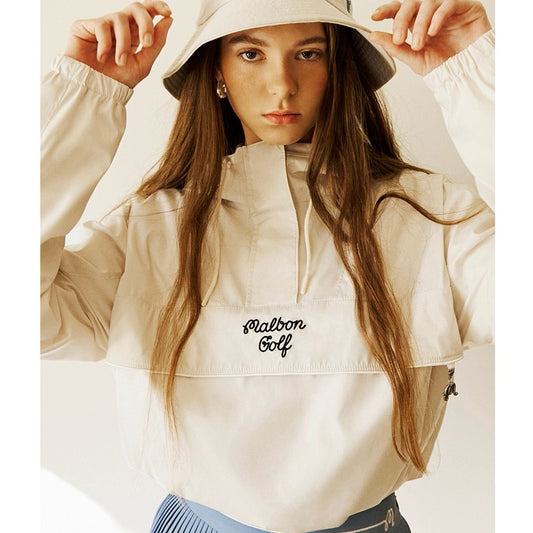 하프지퍼아노락 (Half-zip anorak)