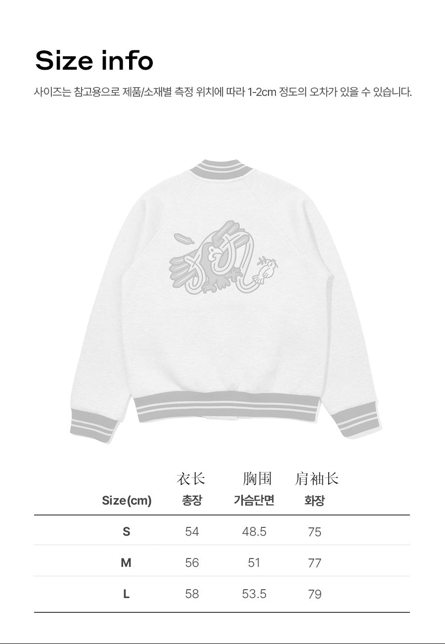 루즈야구점퍼 (Loose baseball jumper)