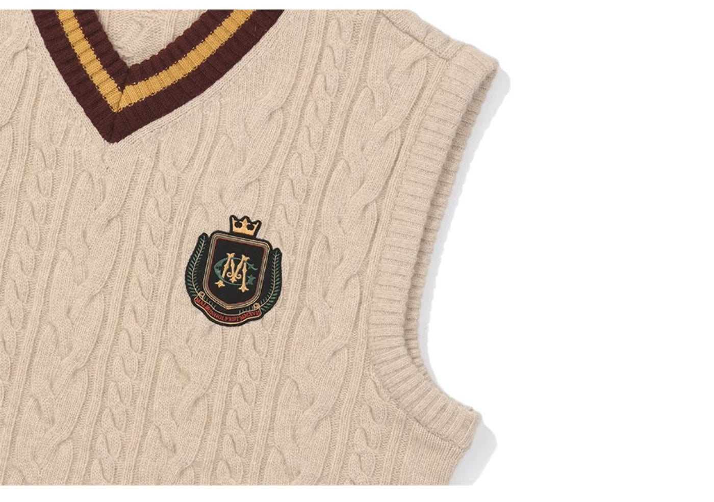 v넥조끼셋업 (V-neck vest set)