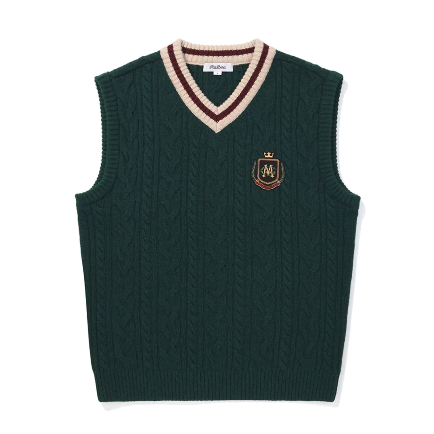 v넥조끼셋업 (V-neck vest set)