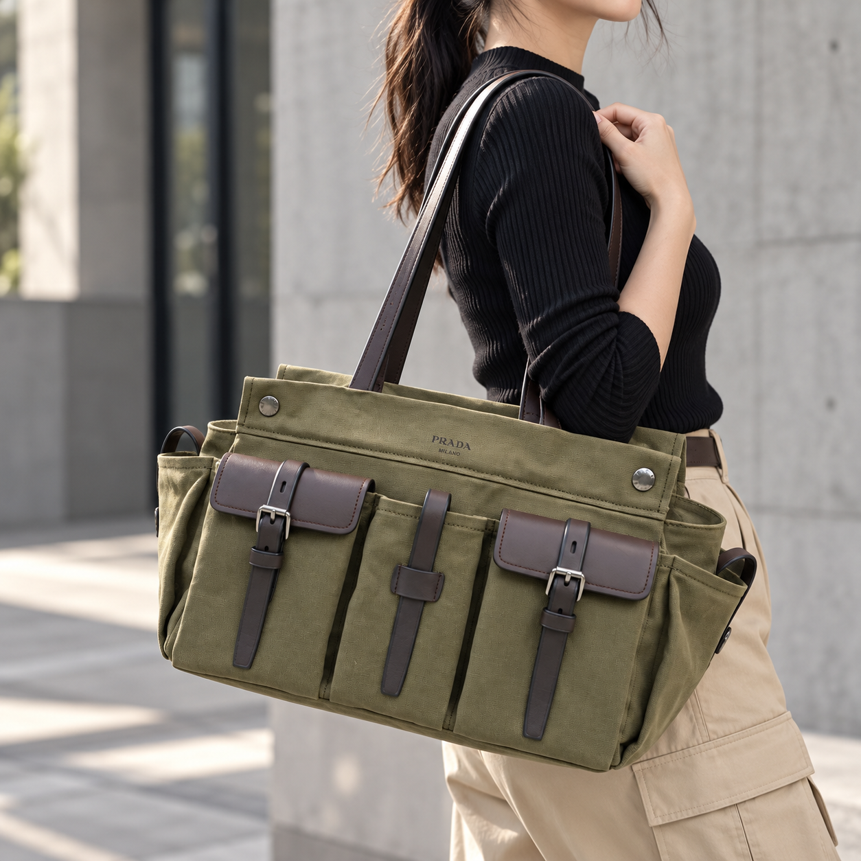 루트 캔버스 토트백 (Root Canvas Tote Bag)