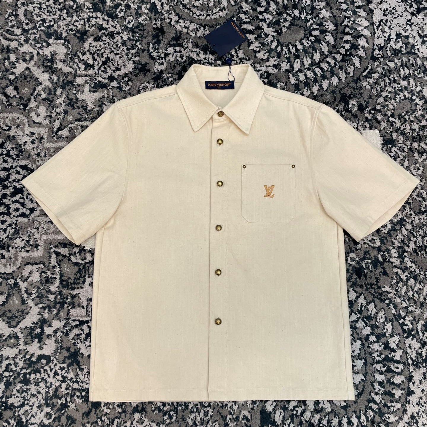 린넨 반팔 셔츠 (Linen Short Sleeve Shirt)