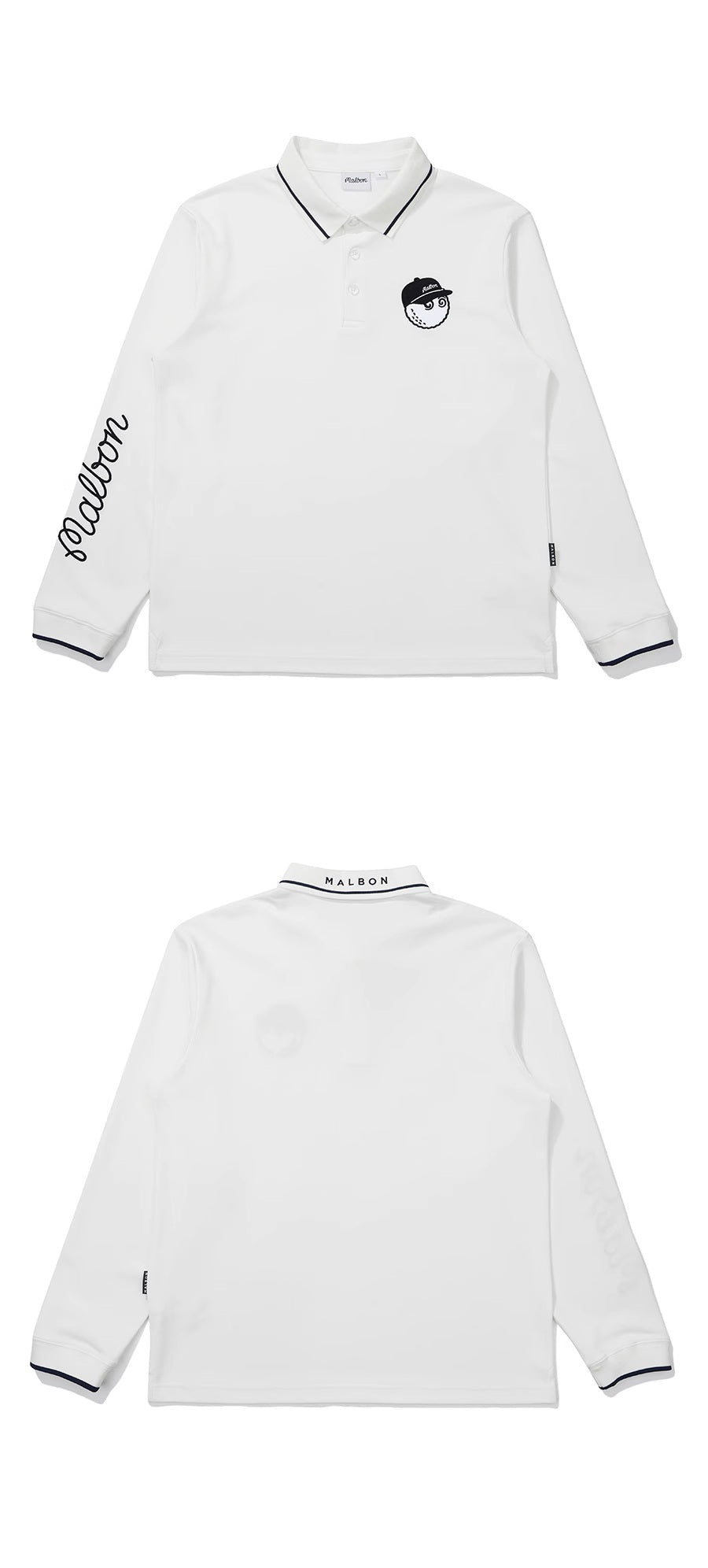 라펠긴팔티 (Lapel long-sleeved T-shirt)
