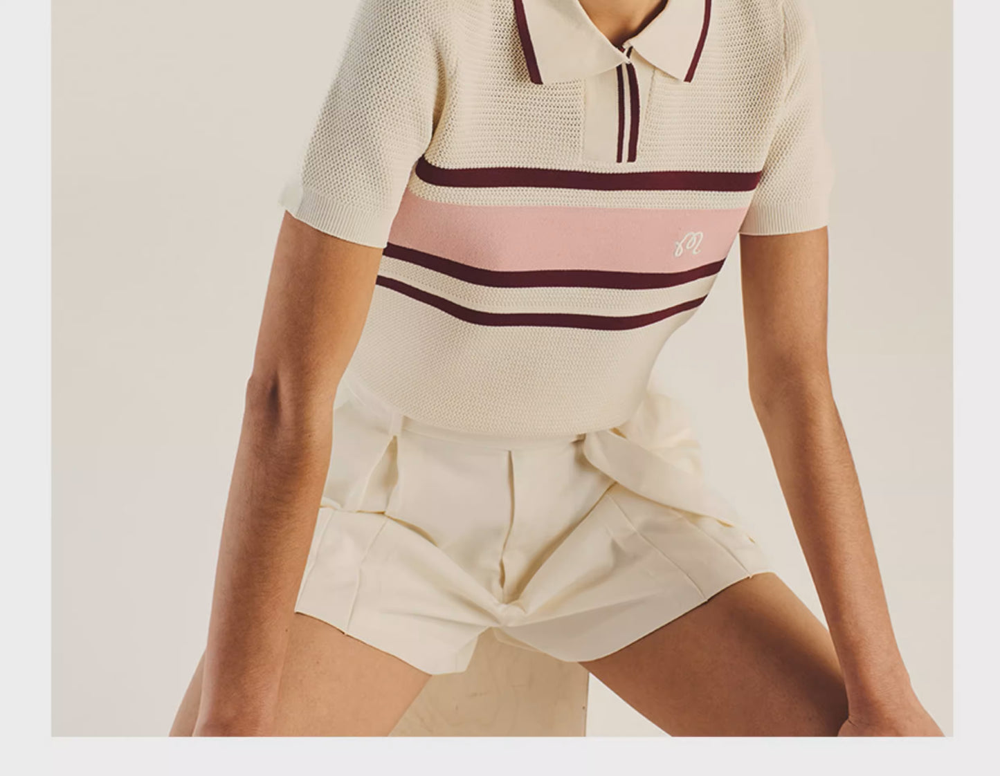 라이트니트플리츠스커트 (Light knit pleated skirt)