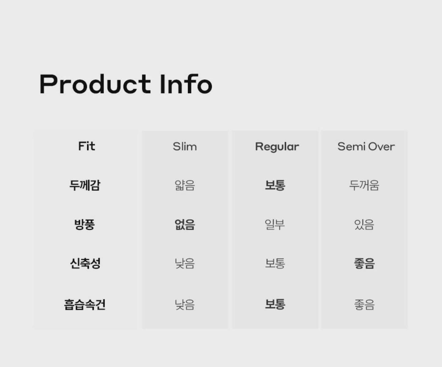 스탠드반집업자켓 (Stand-up collar jacket)