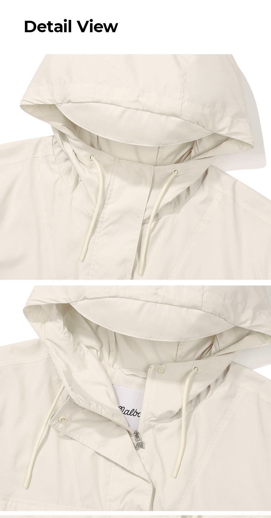 하프지퍼아노락 (Half-zip anorak)