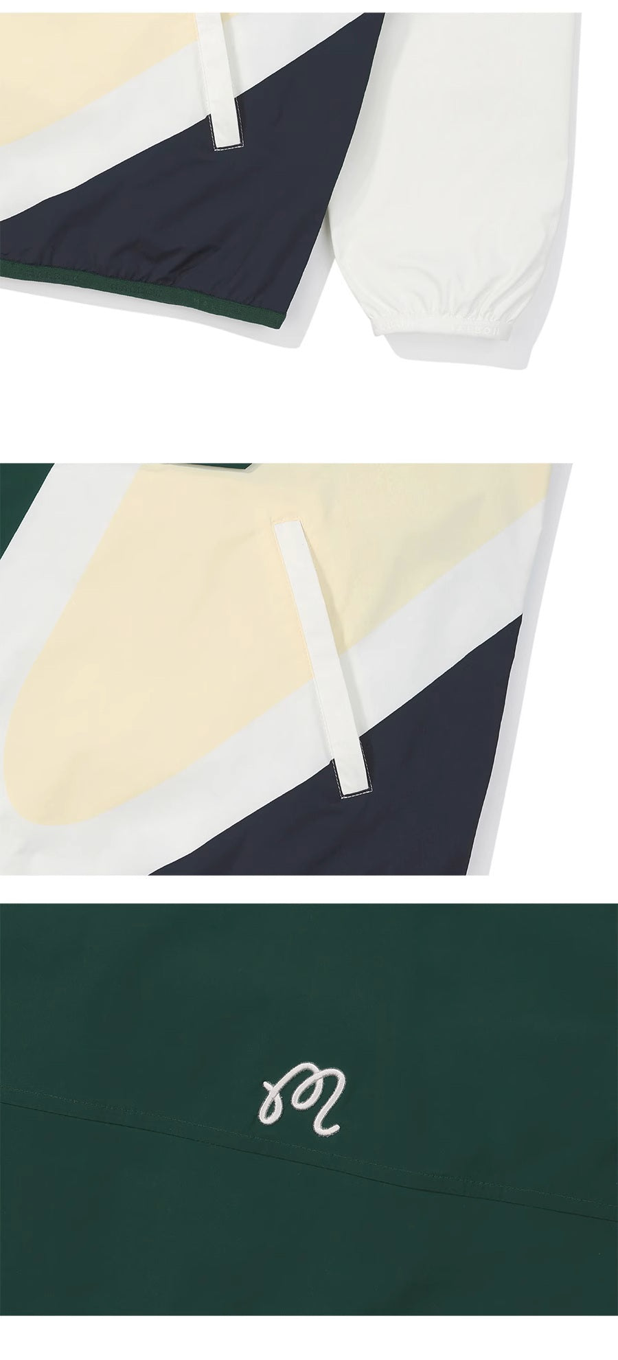 스탠드반집업자켓 (Stand-up collar jacket)