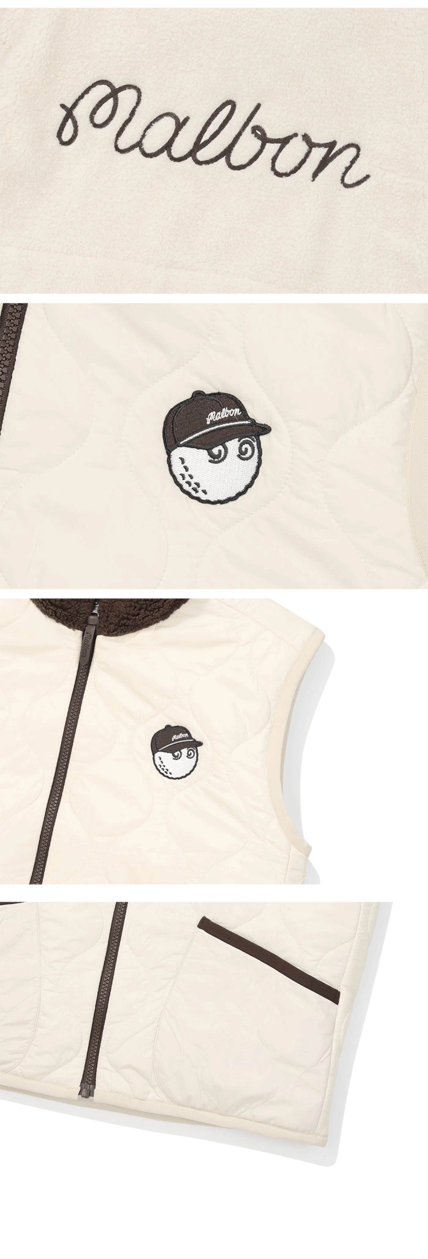 캐시다운패딩조끼 (Cashmere down padded vest)