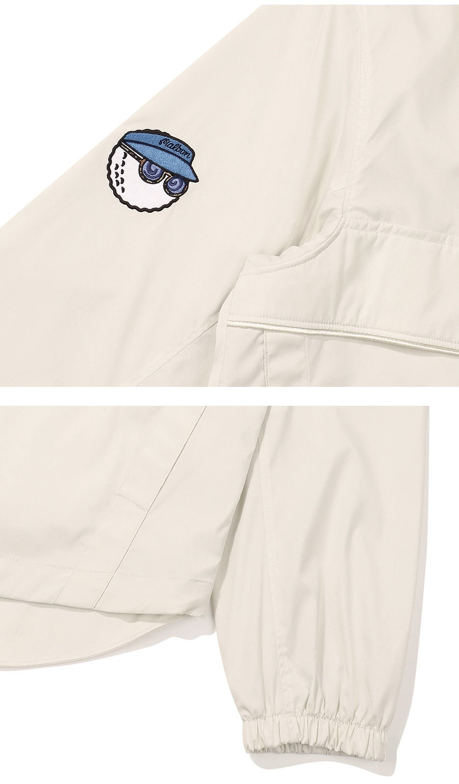 하프지퍼아노락 (Half-zip anorak)