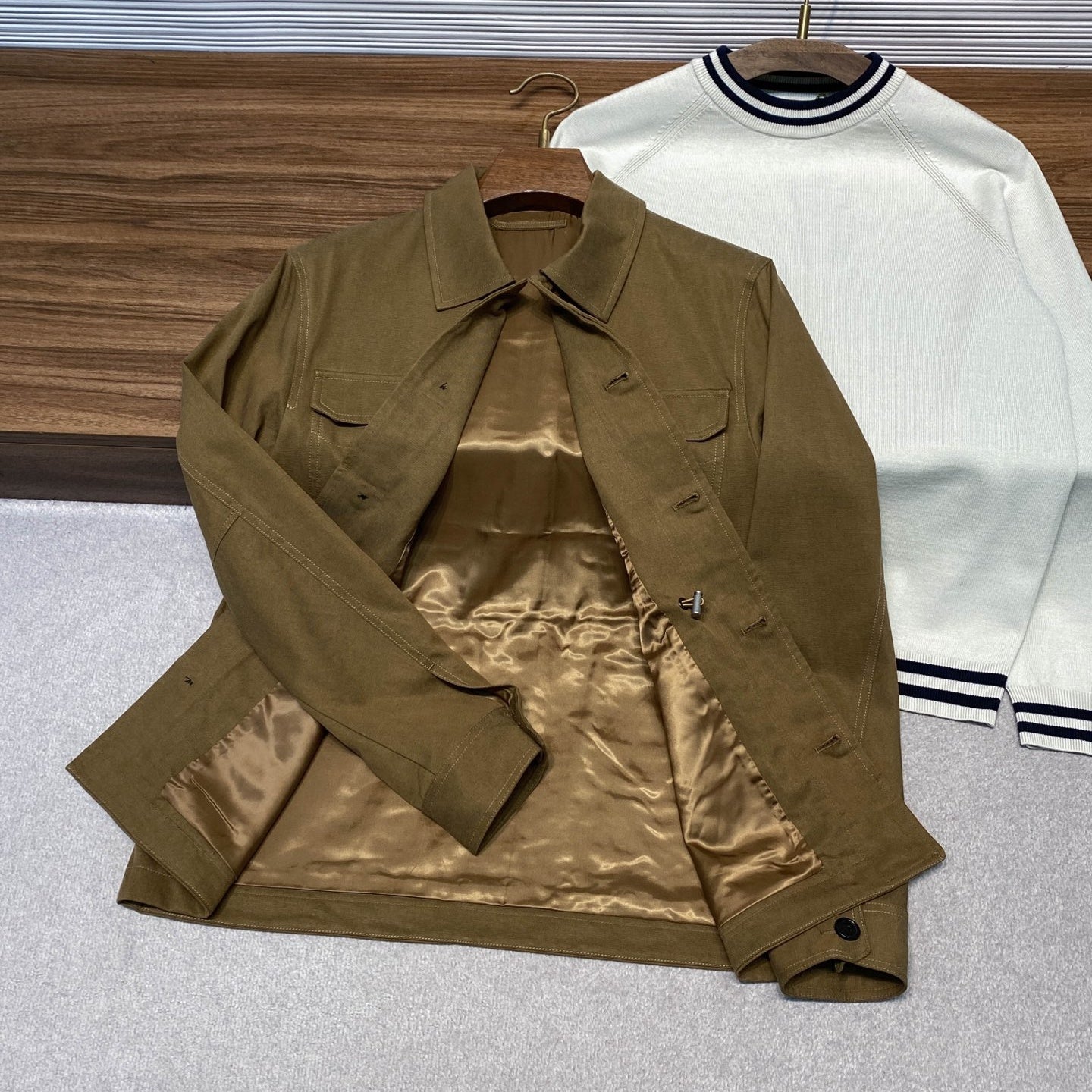 블렌드 칼라 재킷 (Blended collar jacket)