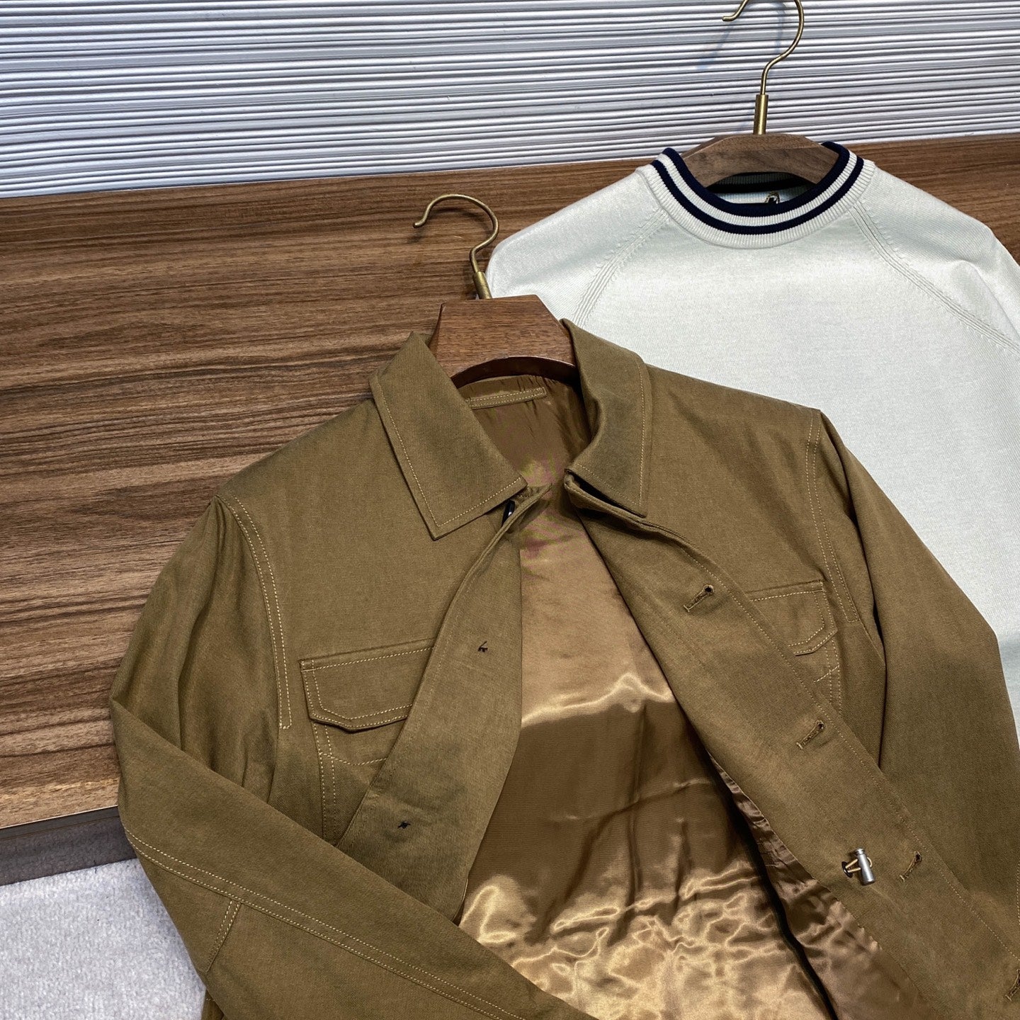 블렌드 칼라 재킷 (Blended collar jacket)